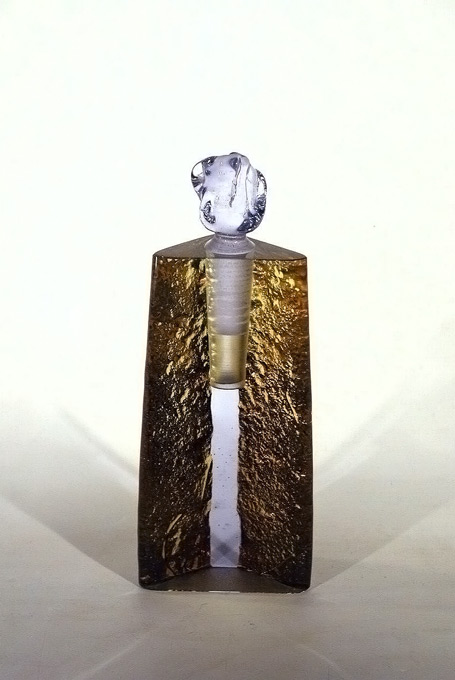 flacon d'artiste en verre - faux flacon - casting