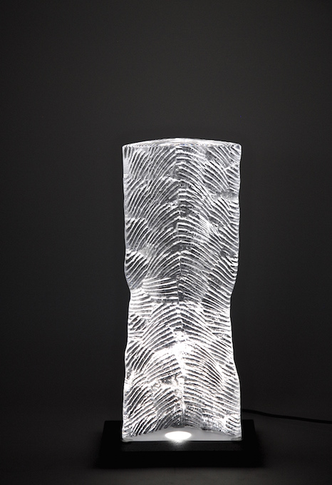 Plumes d'Ange, sculpture en verre - Yves Braun